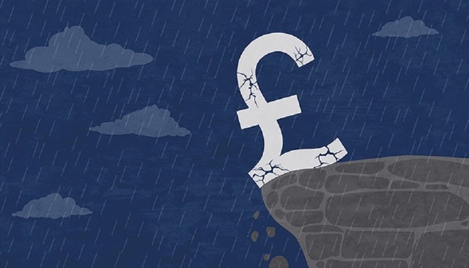 Bảng Anh chạm đáy 31 năm khi nước Anh chọn Brexit /// Shutterstock