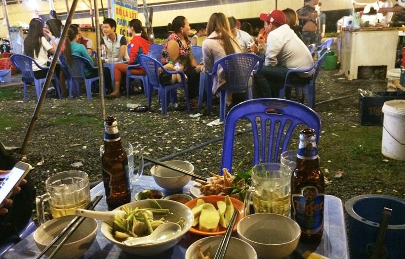 nhậu, cấm nhậu, đường trường Sa, Sài gòn, nhậu về đêm