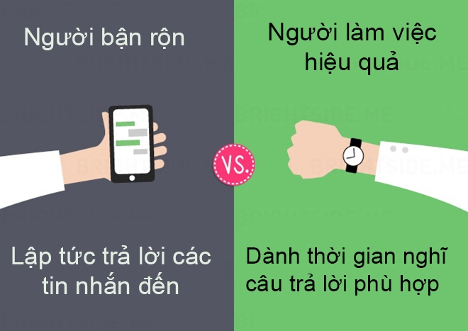 Sự khác biệt giữa người bận rộn với người làm việc hiệu quả