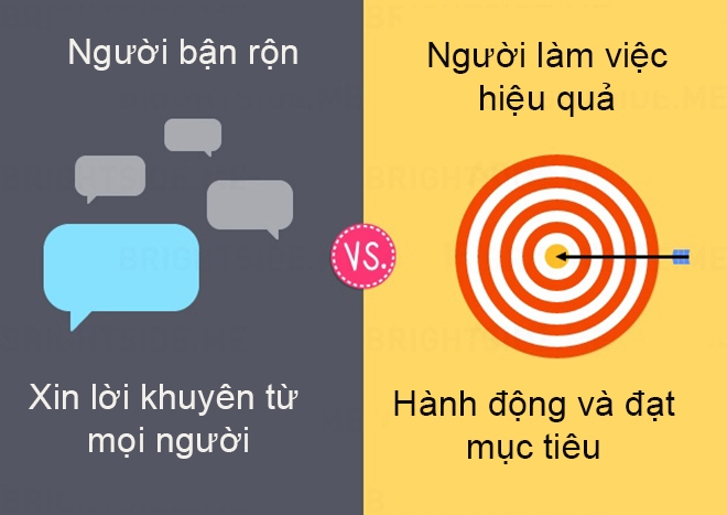 Sự khác biệt giữa người bận rộn với người làm việc hiệu quả