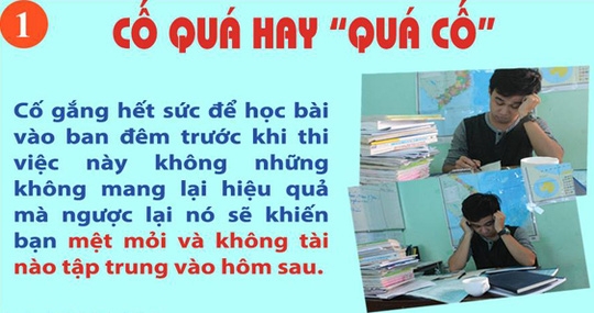 15 điều thí sinh cần thấm trước giờ thi 