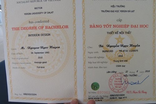 Sinh viên hoang mang vì thông tin lạ trên bằng tốt nghiệp - ảnh 2