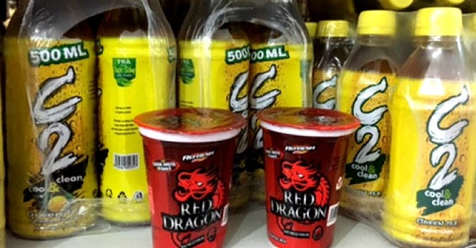 Thu hồi Trà xanh C2, tăng lực Rồng đỏ hàm lượng chì vượt tiêu chuẩn