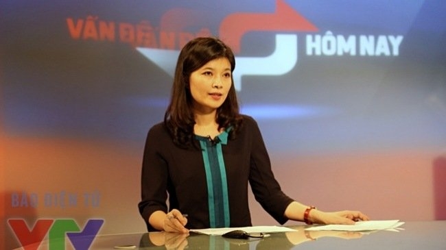 MC Diệp Anh, BTV Diệp Anh, VTV, truyền hình, thời sự