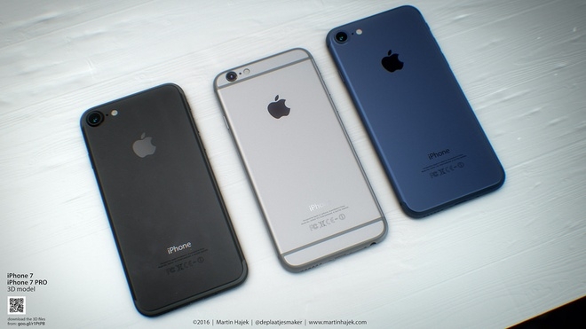 iPhone 7 màu đen lộ diện qua concept ấn tượng