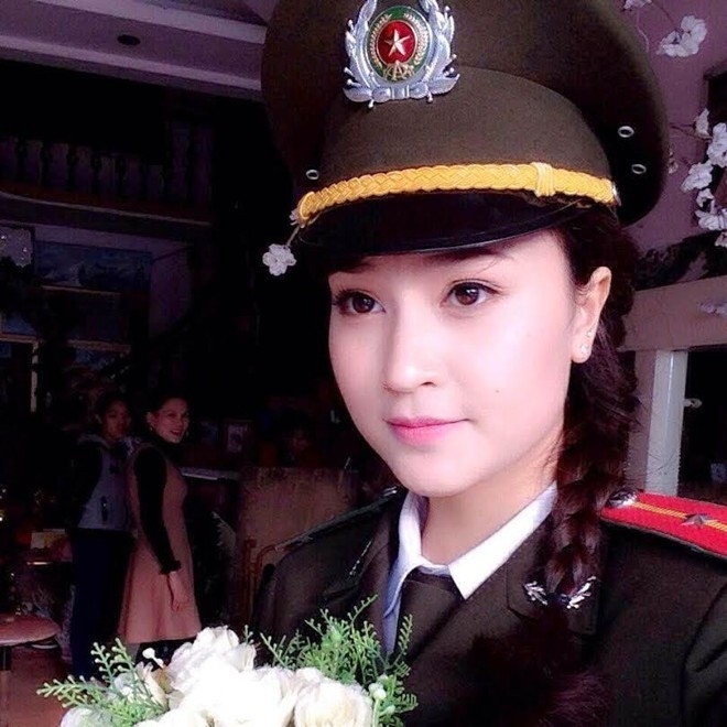Nhung nu cong an, canh sat 9X noi tieng tren mang hinh anh 5