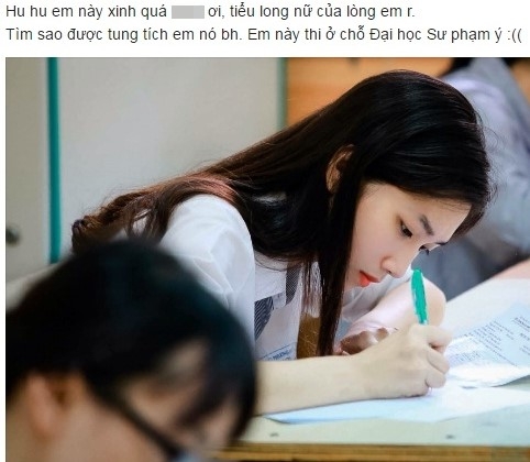 Nu sinh giong Luu Diec Phi bi chup len trong phong thi hinh anh 1