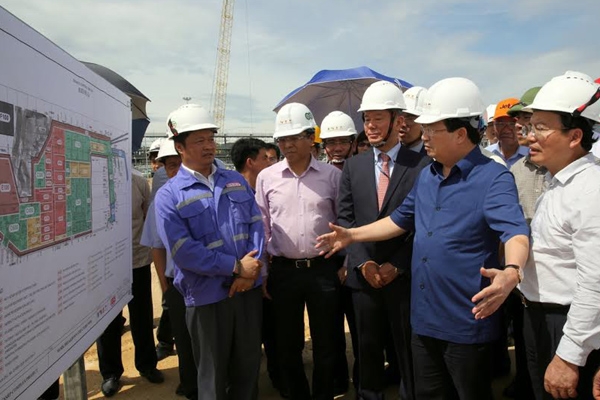 Formosa, phó thủ tướng trịnh đình dũng, nhà máy lọc dầu nghi sơn