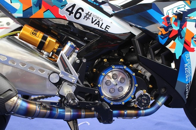 Exciter phong cach Valentino Rossi vo dich cuoc thi xe do hinh anh 6