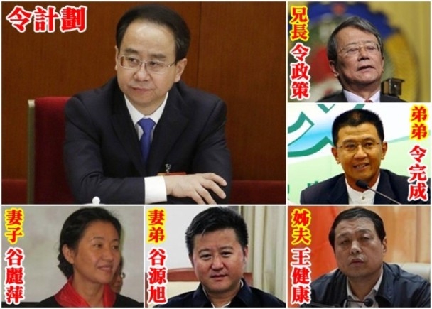 quan tham, quan chức, tham nhũng, quan chức tham nhũng, Trung Quốc, Lệnh Kế Hoạch, Cốc Lệ Bình, Hồ Cẩm Đào