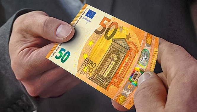 Giấy bạc 50 EUR mới /// Ảnh: Ngân hàng Trung ương châu Âu (ECB)