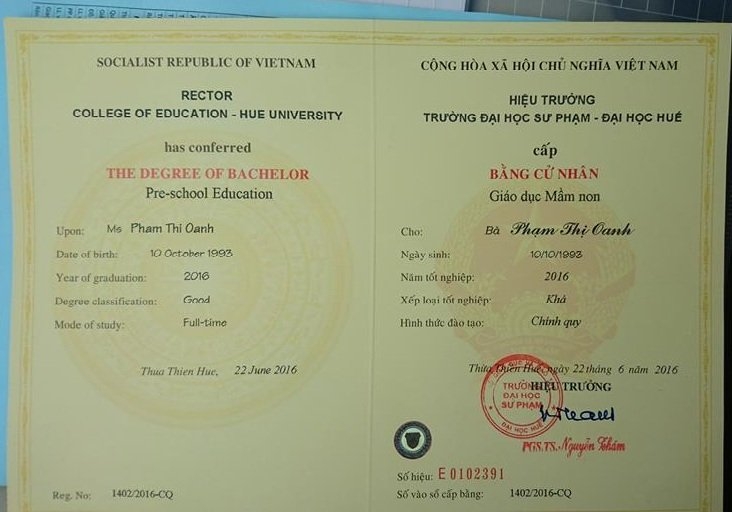 nữ sinh bị sát hại, nữ giám thị bị giết, Trường ĐHSP Huế