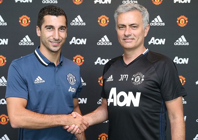 Henrikh Mkhitaryan, MU, Mourinho, chuyển nhượng MU