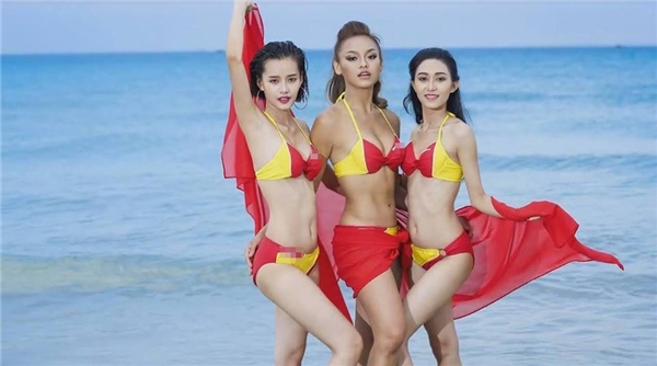 Trong tập 4 sắp phát sóng, 11 cô gái sẽ có chuyến đi Nha Trang để thực hiện thử thách. Phần thi nhóm quyết định ai ở lại, ai ra về sẽ là buổi chụp ảnh cho một thương hiệu hàng không danh tiếng trong nước. Các thí sinh đều được diện bikini với 2 tông màu vàng, đỏ nổi bật làm chủ đạo.