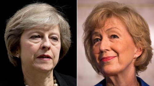 [Caption]Bộ trưởng Nội vụ May đạt 199 phiếu ủng hộ, Bộ trưởng Năng lượng Leadsom