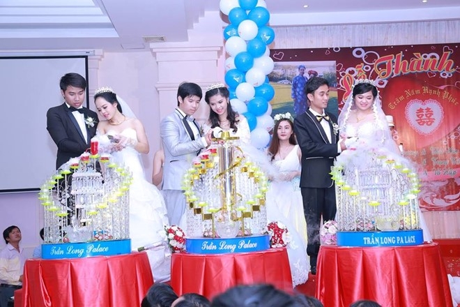 Ba chị em ruột tổ chức chung đám cưới tại Vũng Tàu hình ảnh 2 Ba chi em ruot to chuc chung dam cuoi tai Vung Tau hinh anh 2