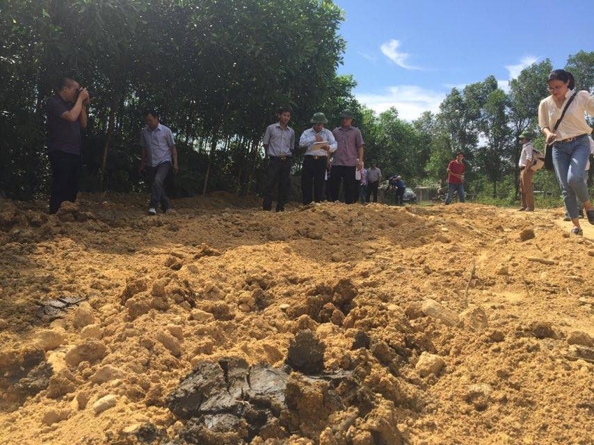 Bộ Công an, Formosa, chôn chất thải