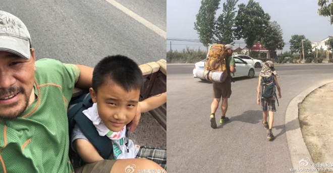 Bố dạy con trai bằng chuyến đi bụi một tuần khi rỗng túi