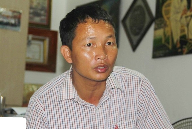 Ông Hòa, giám đốc công ty môi trường đô thị Kỳ Anh. Ảnh Zing