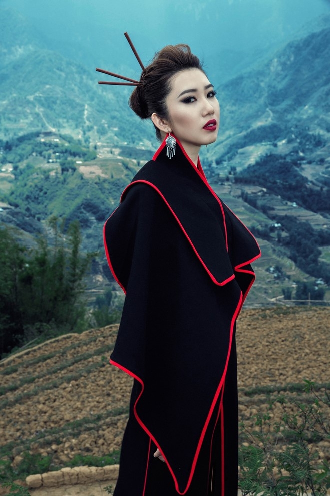 Thuy Ngan tao dang kieu sa giu nui rung Sa Pa hinh anh 6