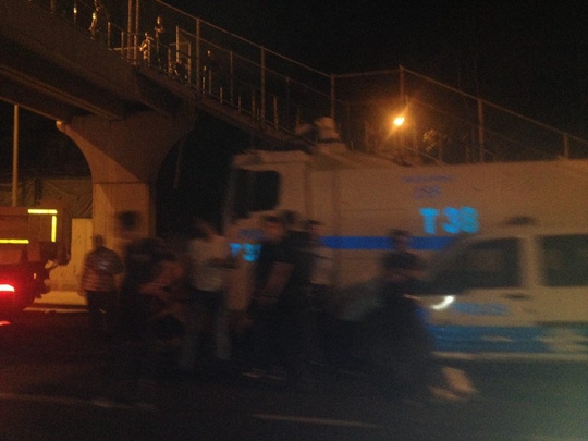 An ninh được tăng cường ở Istanbul tối 17-7. Ảnh: TWITTER