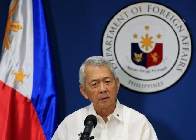 Ngoại trưởng Philippines Perfecto Yasay (Ảnh: Reuters)