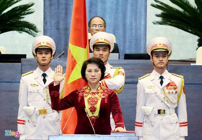 Nghi le tuyen the cua lanh dao Nha nuoc co gi thay doi? hinh anh 1