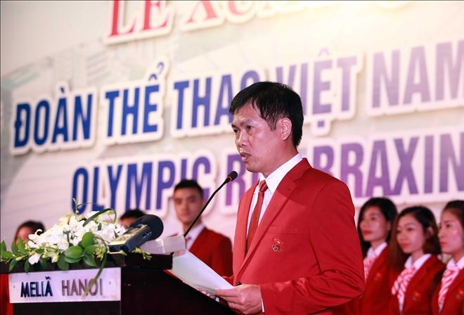 Xuat quan doan The thao Viet Nam tham du Olympic 2016 hinh anh