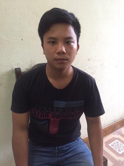 Mạc Văn Phong tại cơ quan công an