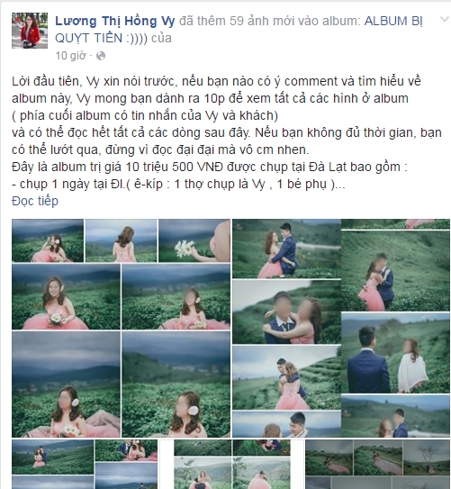 Nhiếp ảnh chụp cưới kêu trời vì chú rể chê xấu, không trả tiền nhưng vẫn cầm hết ảnh - Ảnh 1.