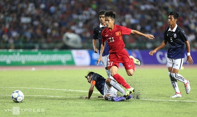 Niềm vui vỡ oà của U16 Việt Nam khi vào chung kết - ảnh thể thao
