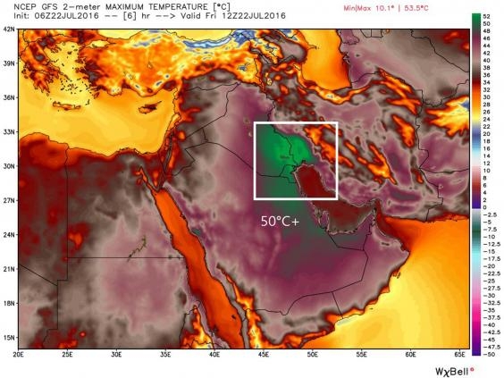 Kuwait nóng kỷ lục 54 độ C - Ảnh 1.