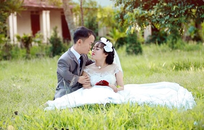 Anh cuoi cua chu re lun va co dau xinh dep tai Thanh Hoa hinh anh 1