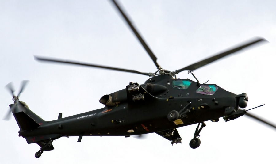 Trực thăng Z10 của Quân giải phóng Nhân dân Trung Quốc (Ảnh minh họa: Globalmilitaryreview)