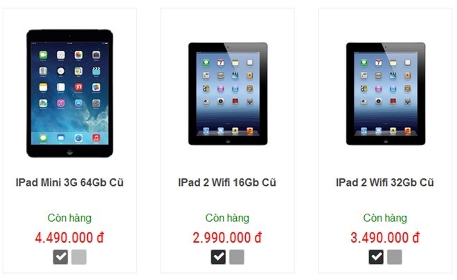 iPad doi co len ngoi, hang moi dong bang tai Viet Nam hinh anh 2