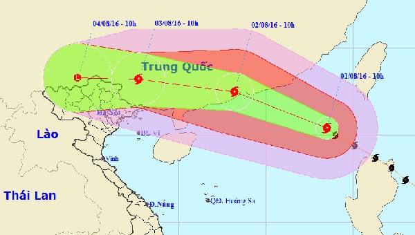 Bão số 2, dự báo thời tiết, dự báo bão, chậm chuyến bay do bão