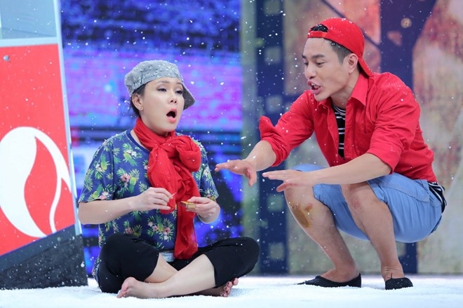 Truong Giang hai ban dien do mau trong game show hinh anh 10