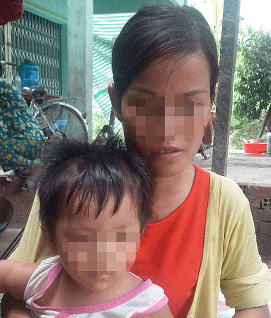  nhưng mẹ con chị T. bị cấm cửa bước vào 