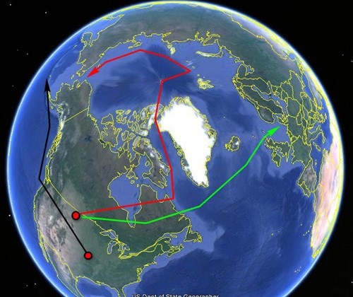 5 oanh tạc cơ Mỹ bay trên bầu trời Baltic, Bắc cực - ảnh 2