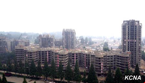 tòa nhà 70 tầng ở Triều Tiên