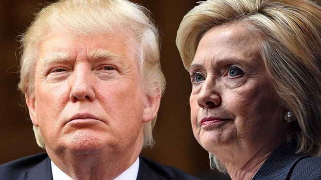 Bà Clinton dẫn trước đối thủ tới 15 điểm. Ảnh: US News. 