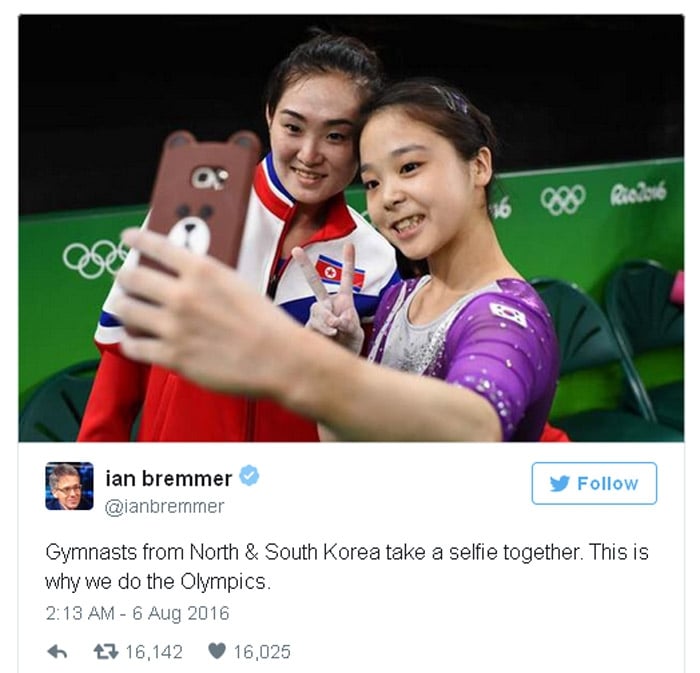 Olympic, tự sướng, hình ảnh, Triều Tiên, Hàn Quốc, thi đấu, thể thao, biểu tượng