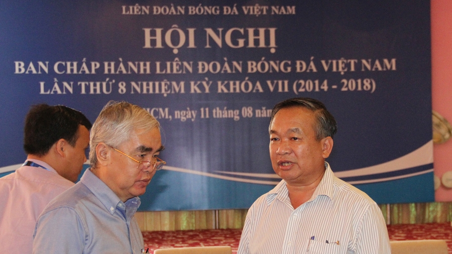 Chủ tịch VFF Lê Hùng Dũng xuất hiện tại Hội nghị BCH VFF sáng nay (11/8)