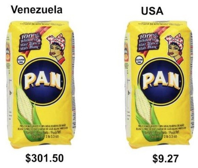 'Do' gia thuc pham o Venezuela va My hinh anh 4