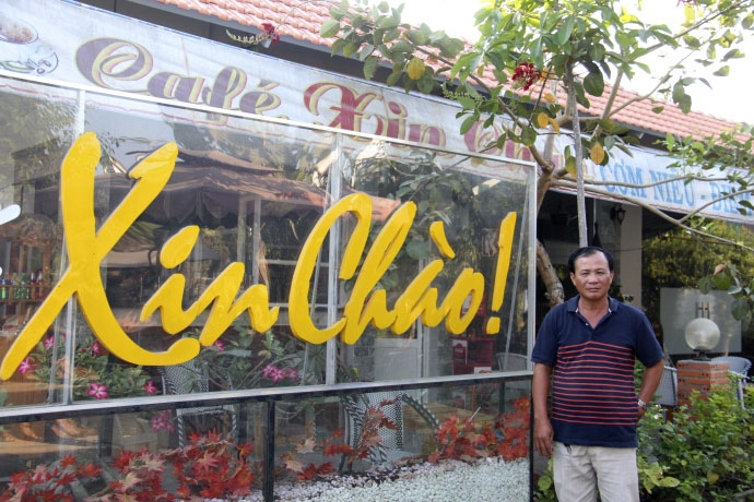cà phê Xin chào
