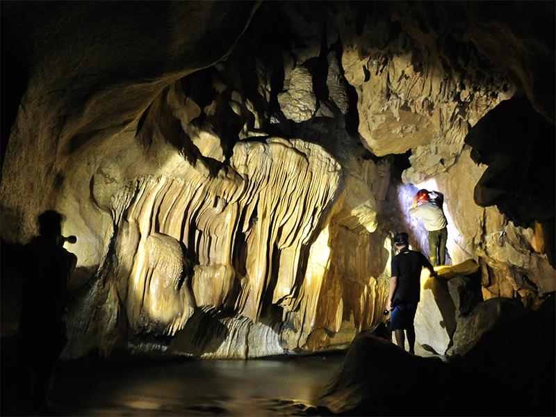 Những khối thạch nhũ tuyệt đẹp.
