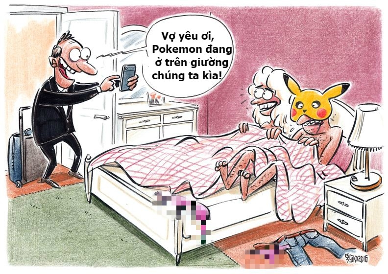 Bo tranh: The gioi hon loan vi Pokemon Go hinh anh 8