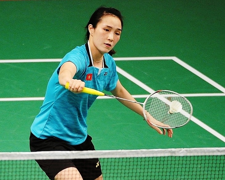 Vũ Thị Trang thắng trận nhưng cơ hội đi tiếp của cô rất nhỏ. Ảnh: Getty Images
