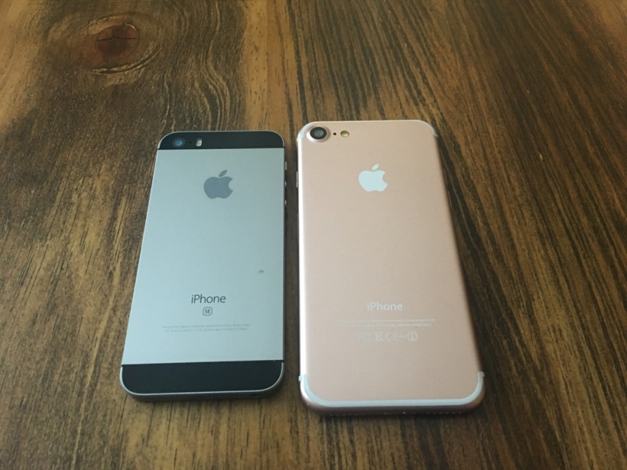 iPhone 7 vẫn có khác biệt lớn khi đặt cạnh iPhone 6s và iPhone SE - Ảnh 3. iPhone 7 vẫn có khác biệt lớn khi đặt cạnh iPhone 6s và iPhone SE - Ảnh 3.