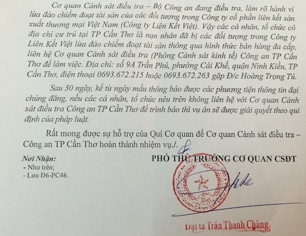 Dieu tra hoat dong cua Lien Ket Viet tai mien Tay hinh anh 1